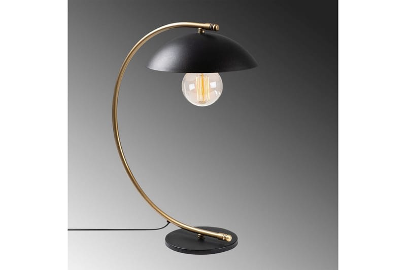 Bordlampe Mast Svart / Gull - Gull/Svart - Belysning - Innendørsbelysning & Lamper - Nattlampe - Nattlampe bord