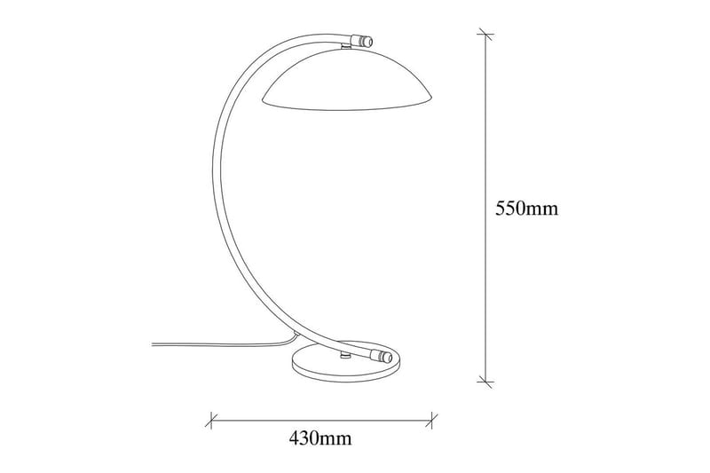 Bordlampe Mast Svart / Gull - Gull/Svart - Belysning - Innendørsbelysning & Lamper - Nattlampe - Nattlampe bord