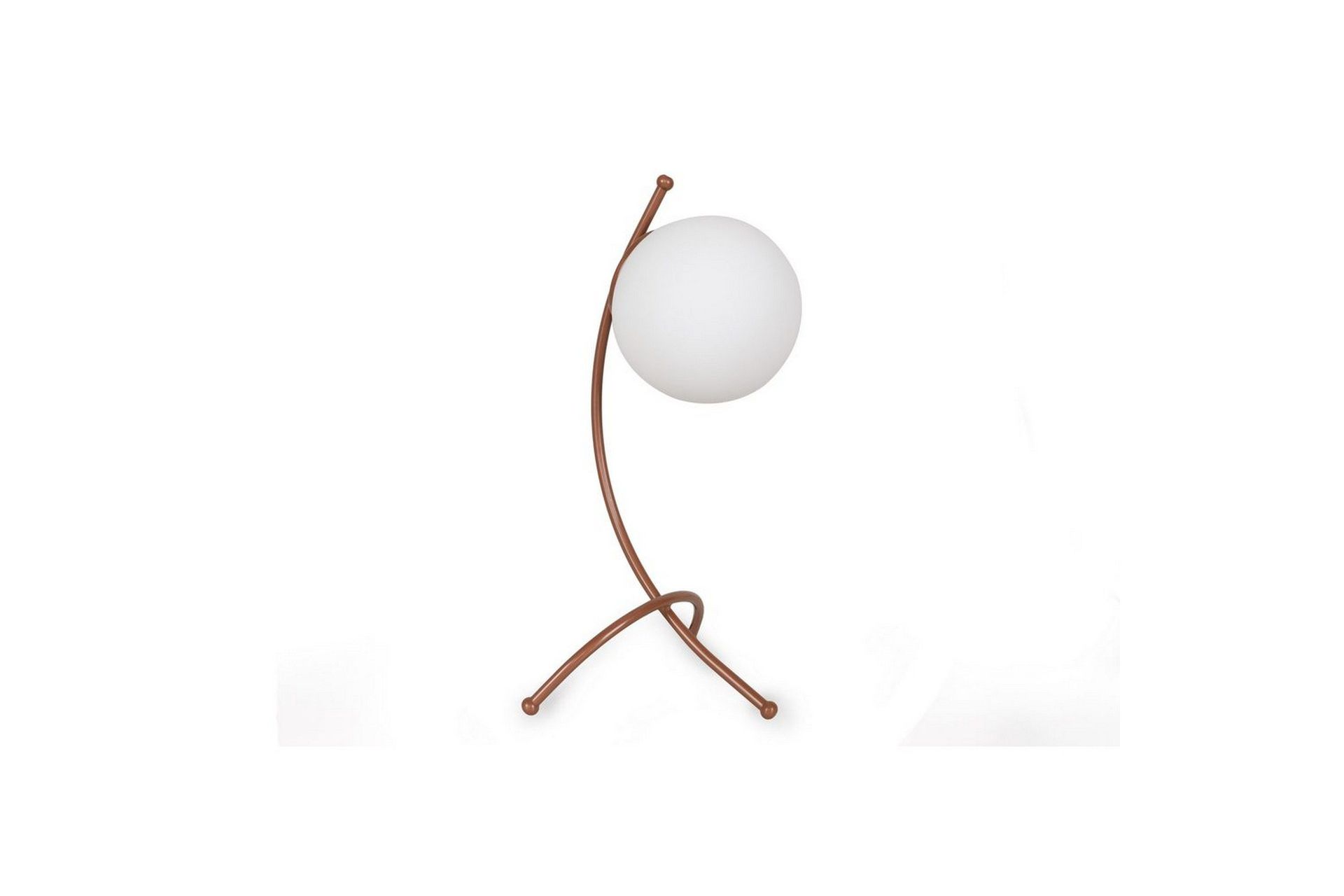 Bordlampe Melra Hvit / Kobber - Hvit / Kobber