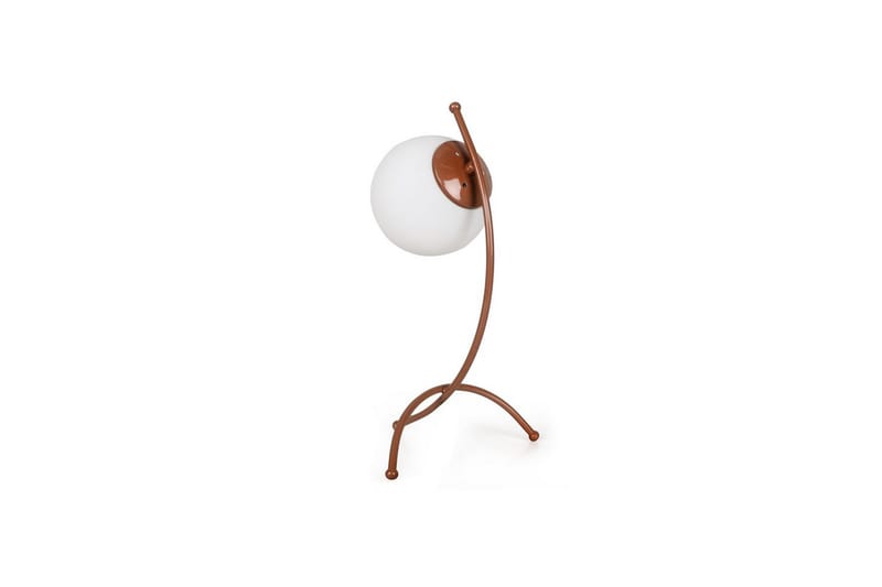 Bordlampe Melra Hvit / Kobber - Hvit / Kobber - Belysning - Innendørsbelysning & Lamper - Nattlampe - Nattlampe bord