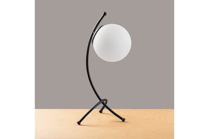 Bordlampe Melra Svart / Hvit - Svart / Hvit - Belysning - Innendørsbelysning & Lamper - Nattlampe - Nattlampe bord