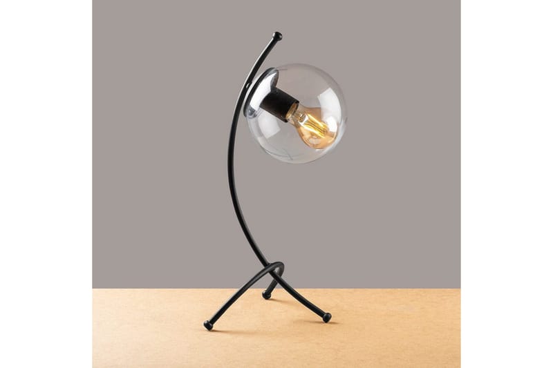 Bordlampe Melra Svart - Svart - Belysning - Innendørsbelysning & Lamper - Nattlampe - Nattlampe bord