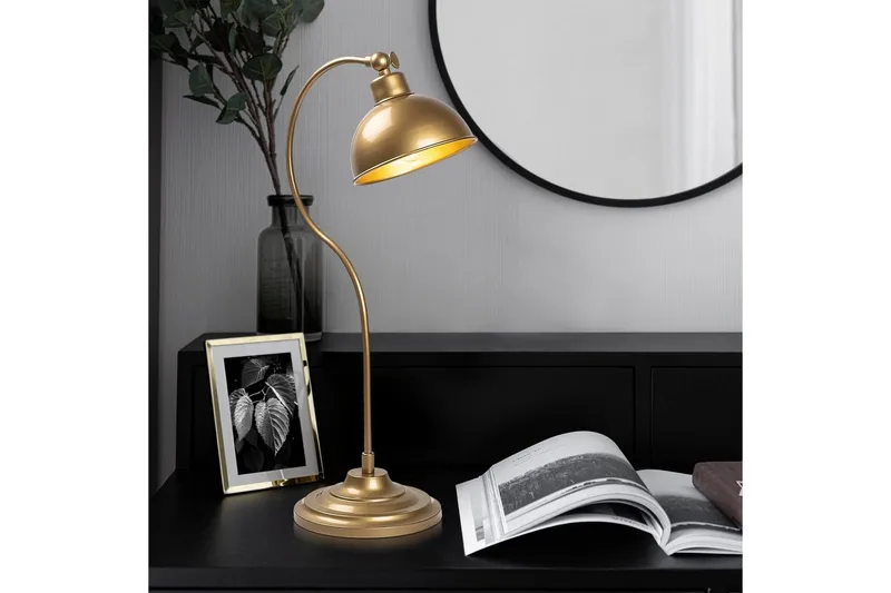 Bordlampe Moonridge Gull - Gull - Belysning - Innendørsbelysning & Lamper - Nattlampe - Nattlampe bord