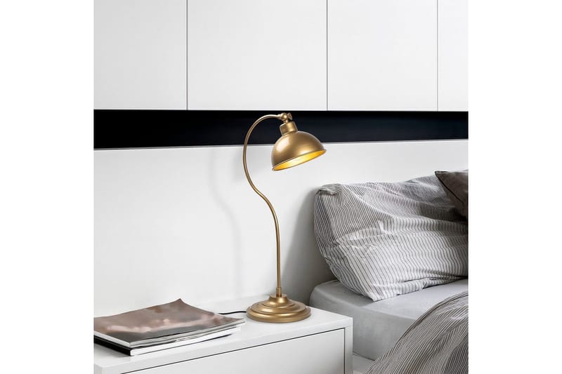 Bordlampe Moonridge Gull - Gull - Belysning - Innendørsbelysning & Lamper - Nattlampe - Nattlampe bord