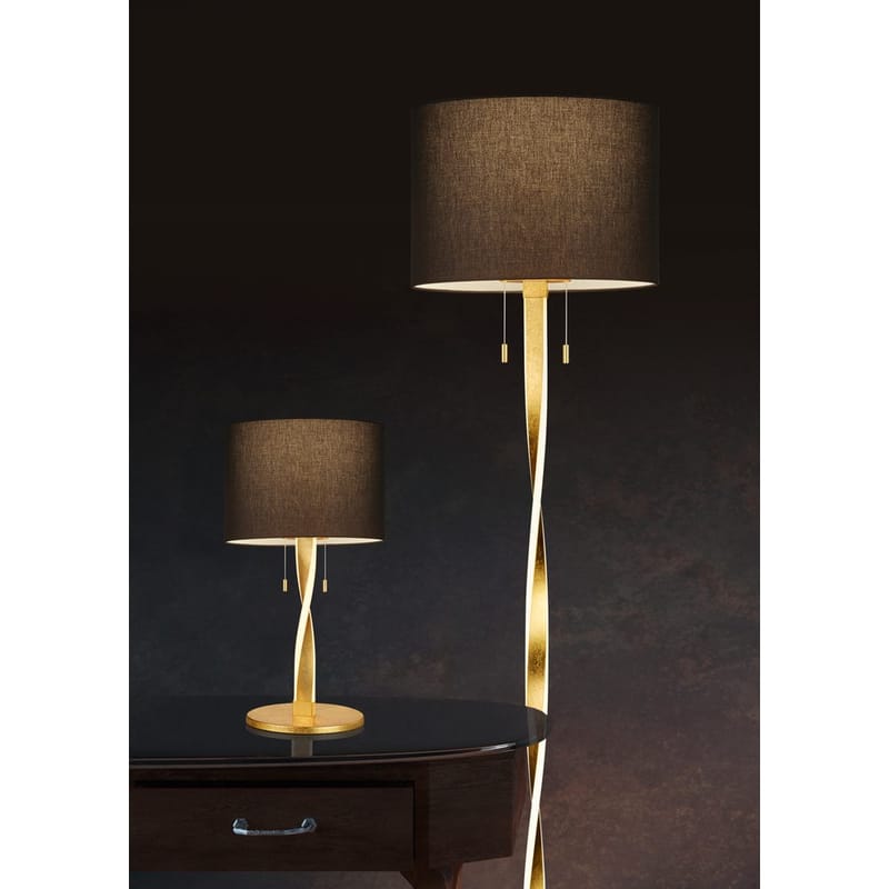 Bordlampe Nandor - Svart/gull - Belysning - Innendørsbelysning & Lamper - Nattlampe - Nattlampe bord