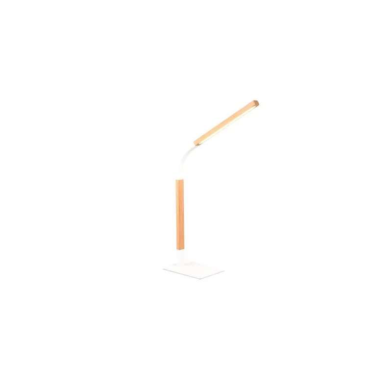 Bordlampe Norris - Matt hvit/tre - Belysning - Innendørsbelysning & Lamper - Nattlampe - Nattlampe bord