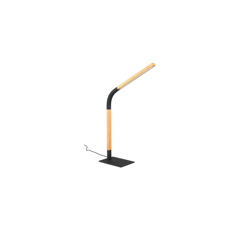 Bordlampe Norris - Matt svart/tre - Belysning - Innendørsbelysning & Lamper - Nattlampe - Nattlampe bord
