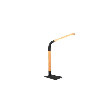 Bordlampe Norris - Matt svart/tre - Belysning - Innendørsbelysning & Lamper - Nattlampe - Nattlampe bord