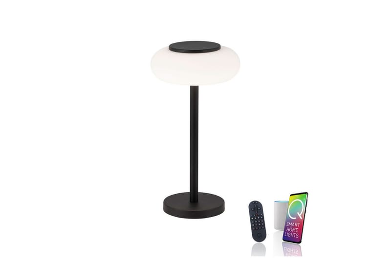 Bordlampe Q-Etienne - 20x38x20 cm - Belysning - Innendørsbelysning & Lamper - Nattlampe - Nattlampe bord