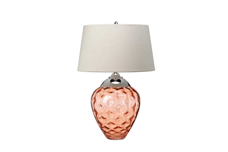 Bordlampe Quintiesse Samara Lakserosa - Lakserosa - Belysning - Innendørsbelysning & Lamper - Nattlampe - Nattlampe bord