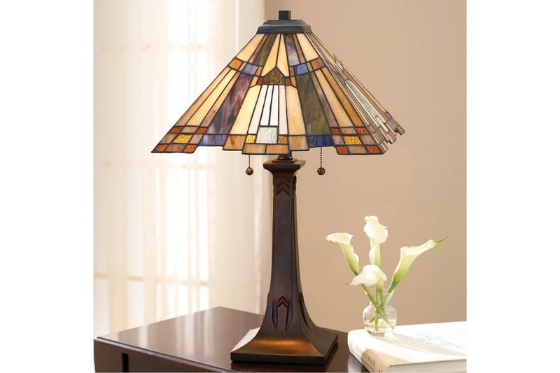 Bordlampe Quoizel Inglenook - Belysning - Innendørsbelysning & Lamper - Nattlampe - Nattlampe bord