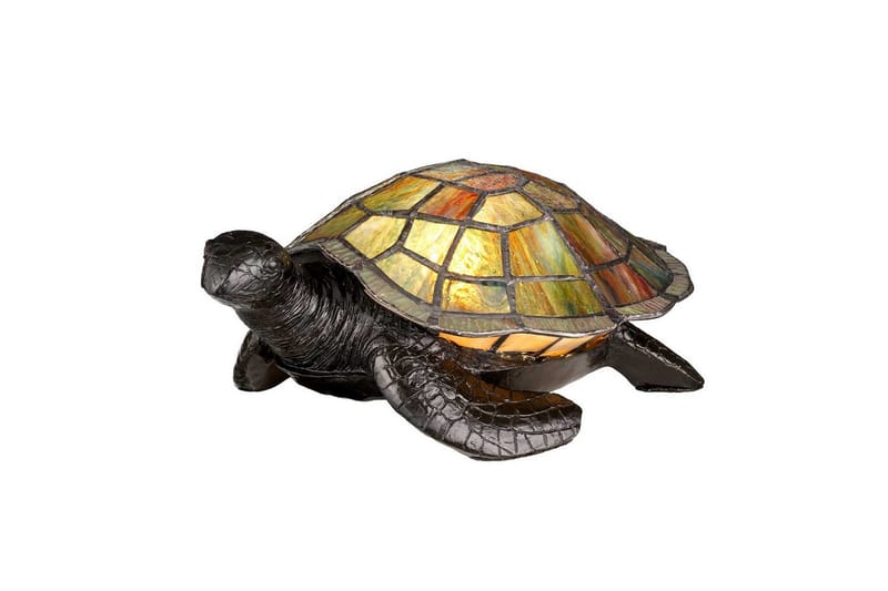 Bordlampe Quoizel Tiffany Animal 193x100x281 mm - 193x100x281 mm - Belysning - Innendørsbelysning & Lamper - Nattlampe - Nattlampe bord