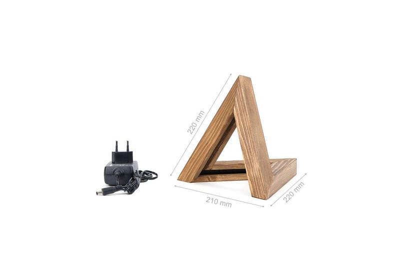 Bordlampe Quorana Brun - Brun - Belysning - Innendørsbelysning & Lamper - Nattlampe - Nattlampe bord