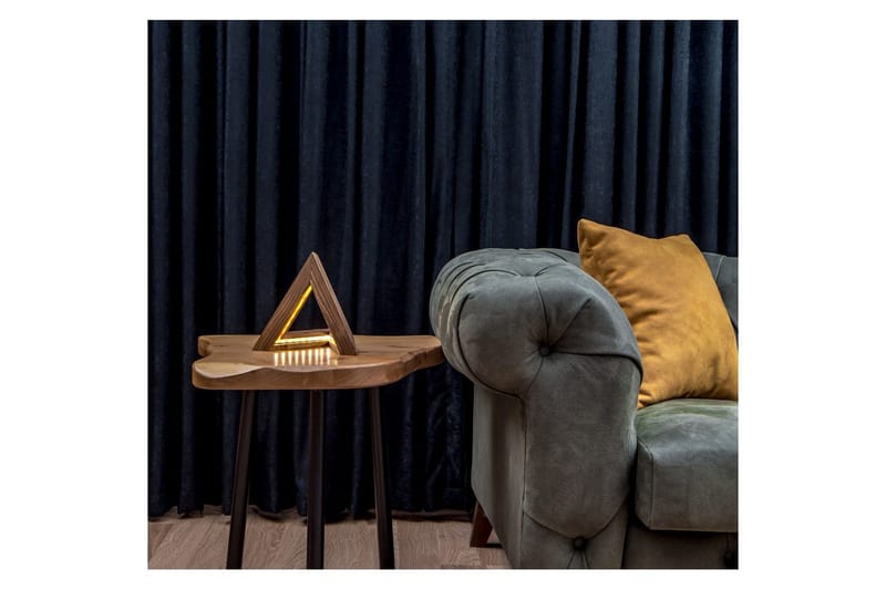 Bordlampe Quorana Brun - Brun - Belysning - Innendørsbelysning & Lamper - Nattlampe - Nattlampe bord