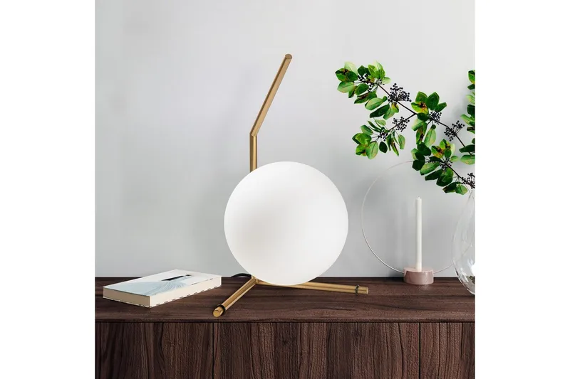 Bordlampe Rathi Gull - Gull - Belysning - Innendørsbelysning & Lamper - Nattlampe - Nattlampe bord