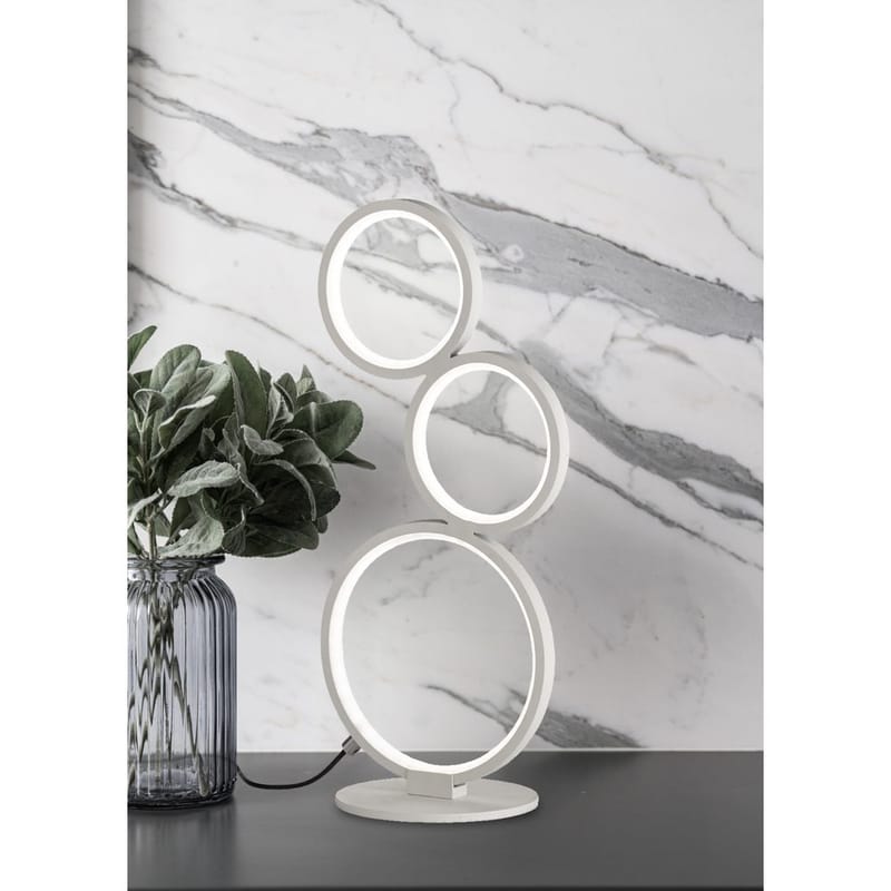 Bordlampe Rondo - Matt hvit - Belysning - Innendørsbelysning & Lamper - Nattlampe - Nattlampe bord