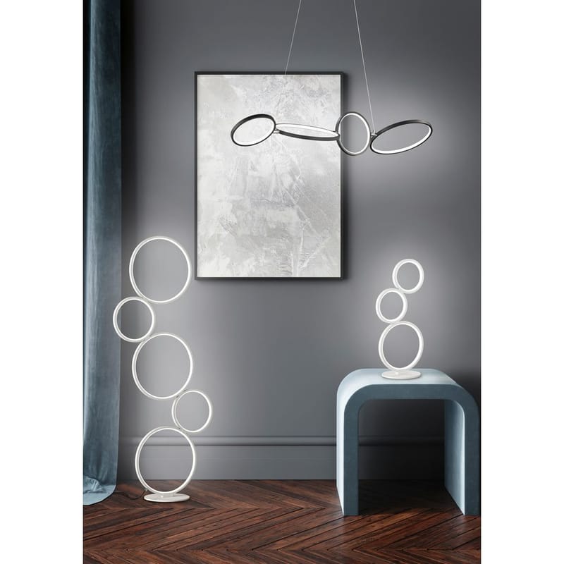Bordlampe Rondo - Matt hvit - Belysning - Innendørsbelysning & Lamper - Nattlampe - Nattlampe bord