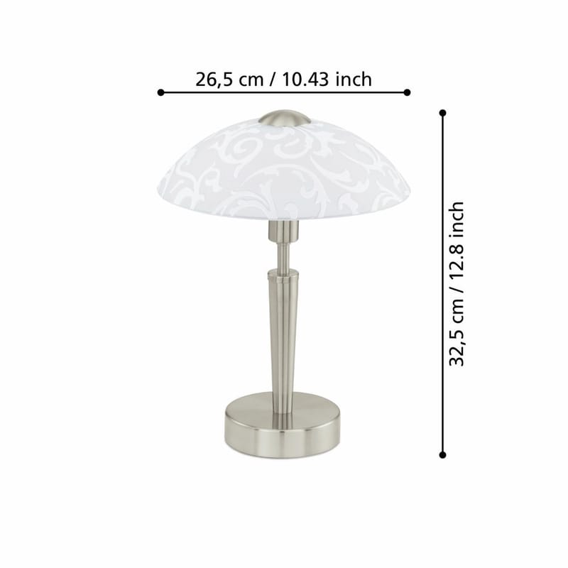 Bordlampe Solo med touch - 26,5 cm - Belysning - Innendørsbelysning & Lamper - Nattlampe - Nattlampe bord