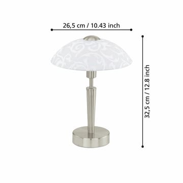 Bordlampe Solo med touch - 26,5 cm - Belysning - Innendørsbelysning & Lamper - Nattlampe - Nattlampe bord