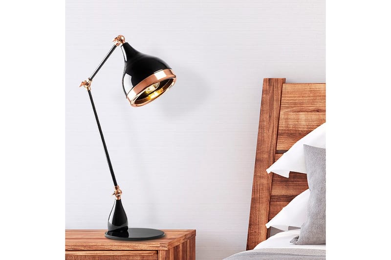 Bordlampe Sood Svart / Kobber - Bronse/Svart - Belysning - Innendørsbelysning & Lamper - Nattlampe - Nattlampe bord