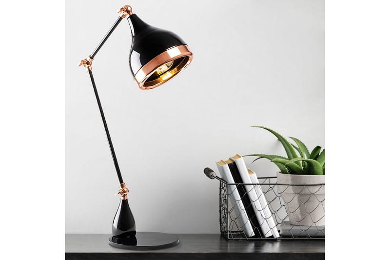 Bordlampe Sood Svart / Kobber - Bronse/Svart - Belysning - Innendørsbelysning & Lamper - Nattlampe - Nattlampe bord