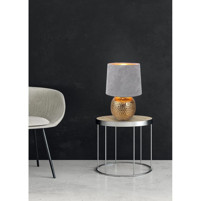 Bordlampe Sophia - Grå - Belysning - Innendørsbelysning & Lamper - Nattlampe - Nattlampe bord