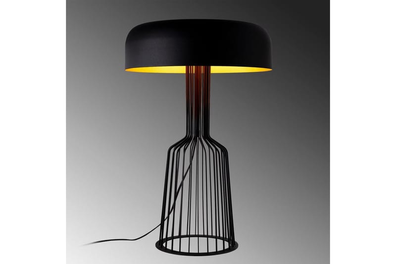 Bordlampe Sourab Embedrant Svart / Gull - Gull/Svart - Belysning - Innendørsbelysning & Lamper - Nattlampe - Nattlampe bord