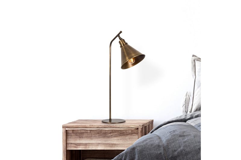 Bordlampe Sugana Flix Vintage - Kobber - Belysning - Innendørsbelysning & Lamper - Nattlampe - Nattlampe bord