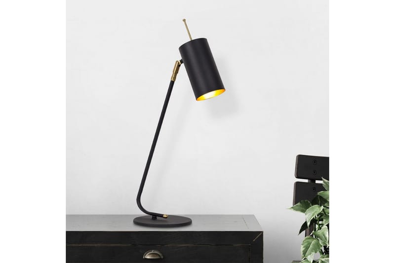 Bordlampe Sugana Glim Svart / Gull - Gull/Svart - Belysning - Innendørsbelysning & Lamper - Nattlampe - Nattlampe bord