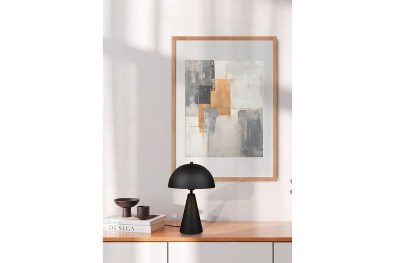 Bordlampe TRIO Alfie Matt svart - Matt svart - Belysning - Innendørsbelysning & Lamper - Nattlampe - Nattlampe bord