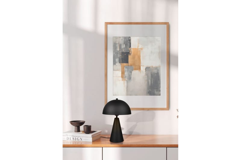Bordlampe TRIO Alfie Matt svart - Matt svart - Belysning - Innendørsbelysning & Lamper - Nattlampe - Nattlampe bord