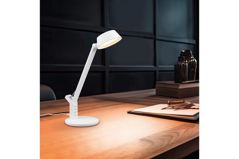 Bordlampe TRIO Ava Matt hvit - Matt hvit - Belysning - Innendørsbelysning & Lamper - Nattlampe - Nattlampe bord