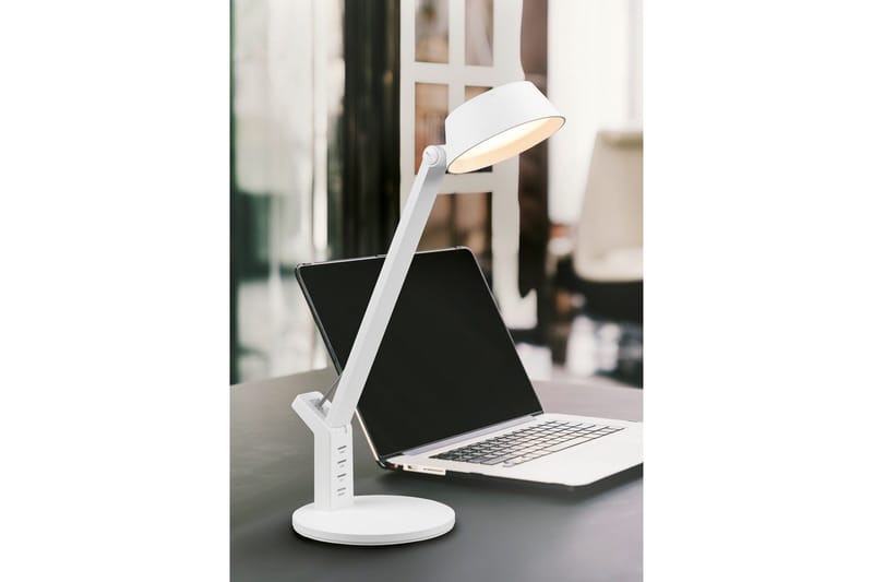 Bordlampe TRIO Ava Matt hvit - Matt hvit - Belysning - Innendørsbelysning & Lamper - Nattlampe - Nattlampe bord