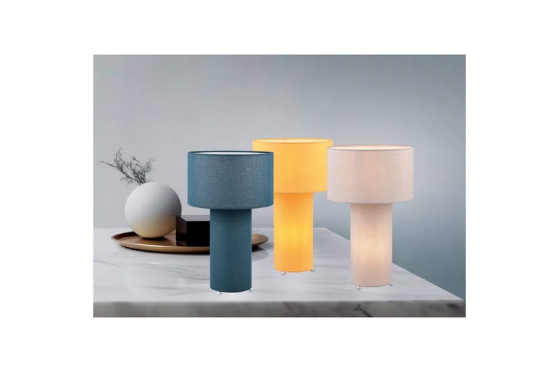 Bordlampe TRIO Bale Gul - Gul - Belysning - Innendørsbelysning & Lamper - Nattlampe - Nattlampe bord
