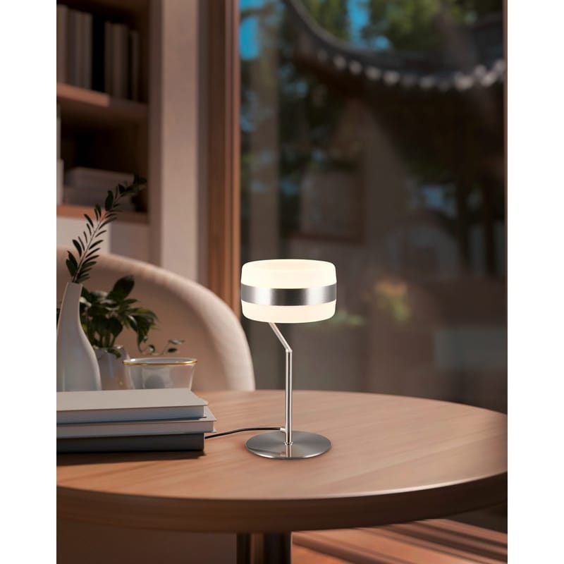 Bordlampe TRIO Dios - Børstet stål - Belysning - Innendørsbelysning & Lamper - Nattlampe - Nattlampe bord