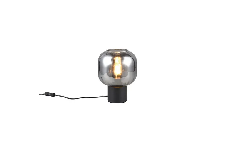 Bordlampe TRIO Diva Matt svart/krom, Matt svart/krom