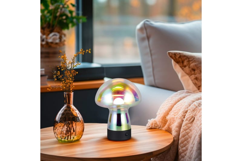 Bordlampe TRIO Dooley Transparent iriserende - Transparent iriserende - Belysning - Innendørsbelysning & Lamper - Nattlampe - Nattlampe bord