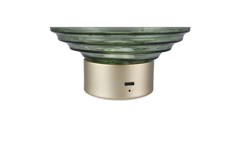 Bordlampe TRIO Earl Matt messing/grønn - Matt messing/grønn - Belysning - Innendørsbelysning & Lamper - Nattlampe - Nattlampe bord