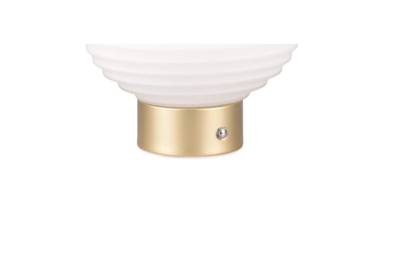 Bordlampe TRIO Earl Matt messing/hvit - Matt messing/hvit - Belysning - Innendørsbelysning & Lamper - Nattlampe - Nattlampe bord