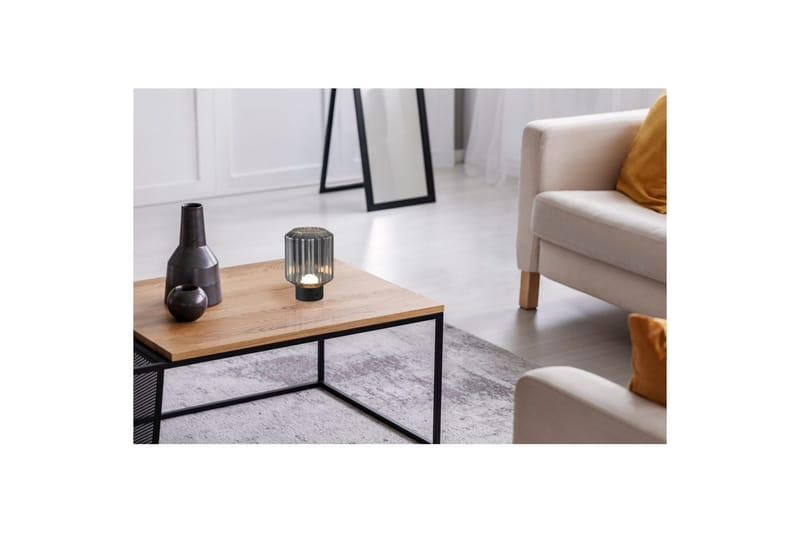 Bordlampe TRIO Earl Matt svart/røyk - Matt svart/røyk - Belysning - Innendørsbelysning & Lamper - Nattlampe - Nattlampe bord