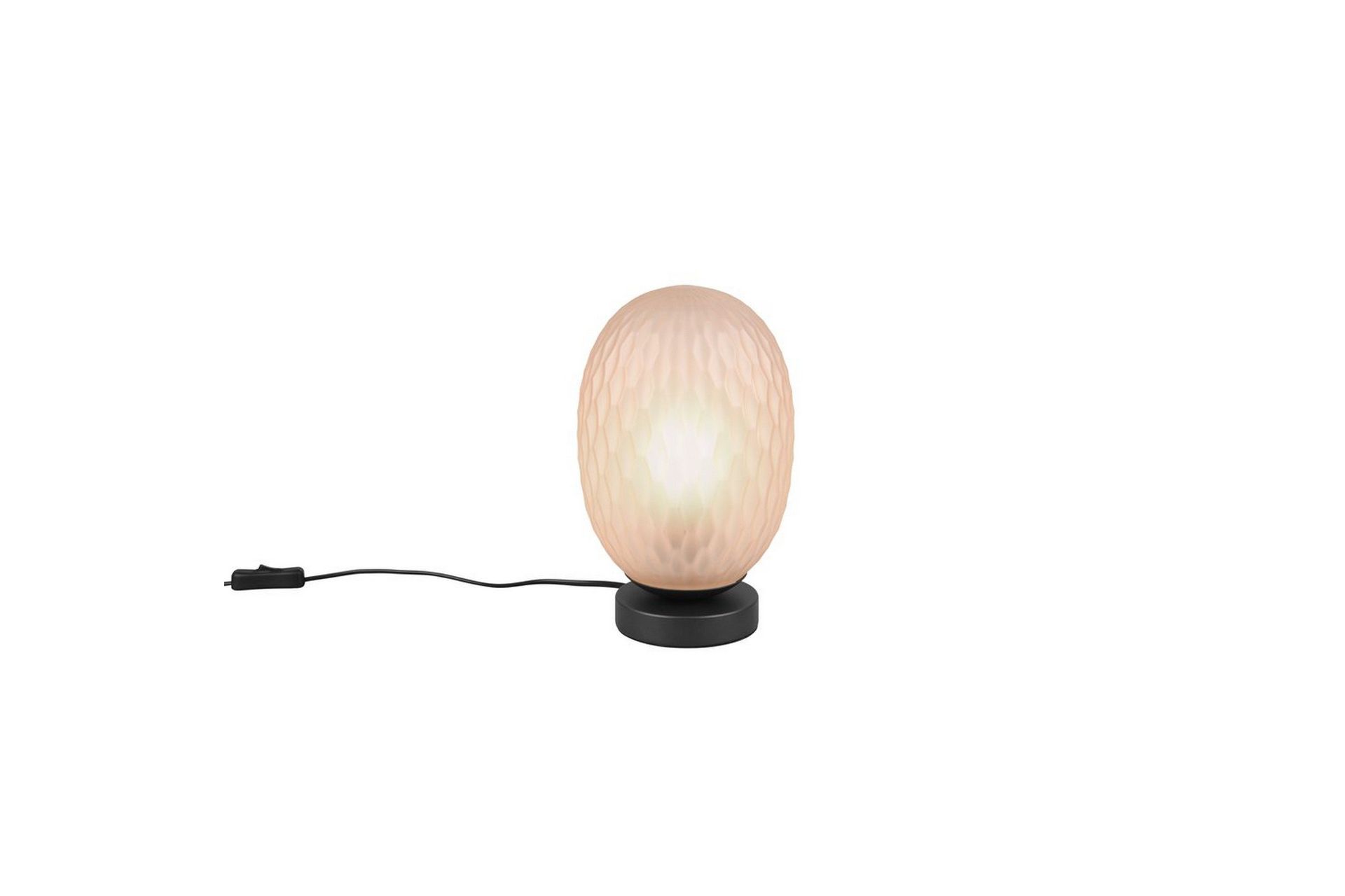 Bordlampe TRIO Facette Matt svart/amber - Matt svart/amber
