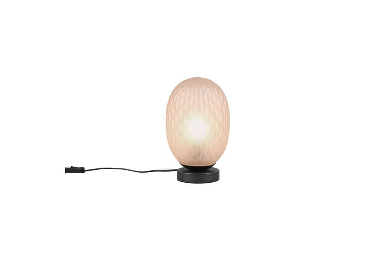 Bordlampe TRIO Facette Matt svart/amber - Matt svart/amber - Belysning - Innendørsbelysning & Lamper - Nattlampe - Nattlampe bord