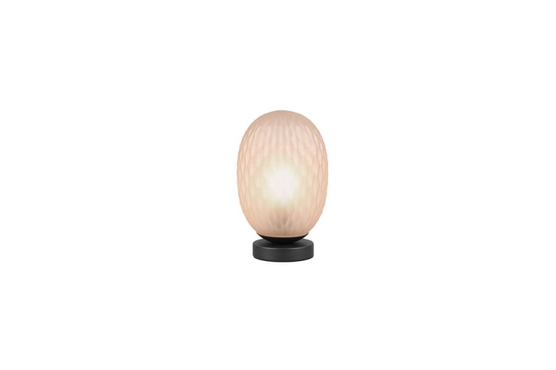 Bordlampe TRIO Facette Matt svart/amber - Matt svart/amber - Belysning - Innendørsbelysning & Lamper - Nattlampe - Nattlampe bord