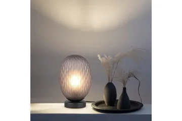 Bordlampe TRIO Facette Matt svart/røyk - Matt svart/røyk - Belysning - Innendørsbelysning & Lamper - Nattlampe - Nattlampe bord