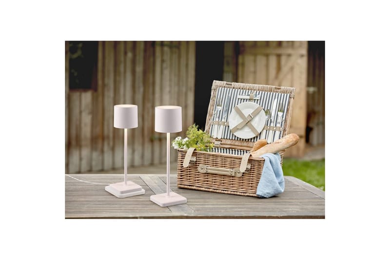 Bordlampe TRIO Fernandez Matt hvit - Matt hvit - Belysning - Innendørsbelysning & Lamper - Nattlampe - Nattlampe bord