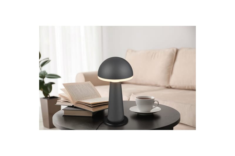 Bordlampe TRIO Fungo Antrasitt - Antrasitt - Belysning - Innendørsbelysning & Lamper - Nattlampe - Nattlampe bord
