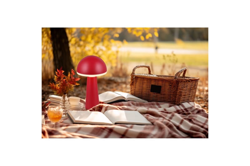 Bordlampe TRIO Fungo Rød - Rød - Belysning - Innendørsbelysning & Lamper - Nattlampe - Nattlampe bord