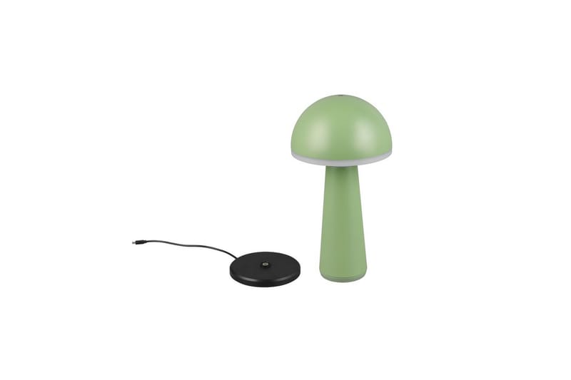 Bordlampe TRIO Fungo Pistasjegrønn - Pistasjegrønn - Belysning - Innendørsbelysning & Lamper - Nattlampe - Nattlampe bord
