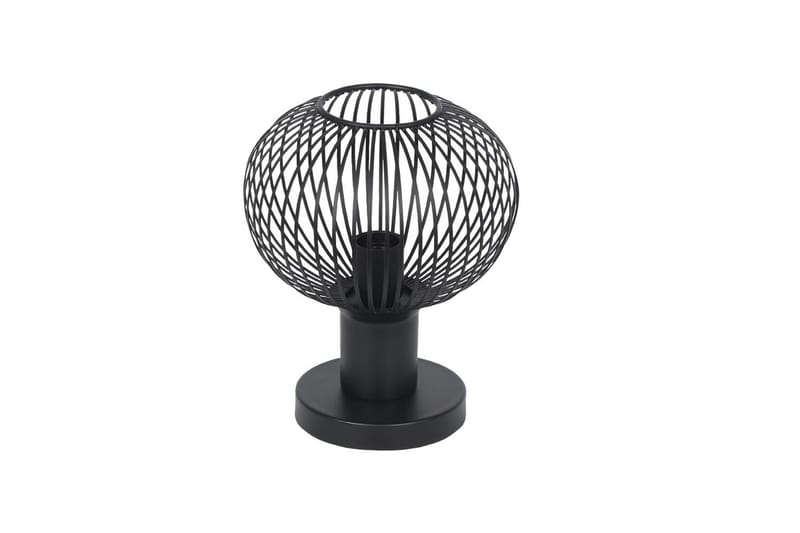 Bordlampe TRIO Gila 23 cm, Matt svart - 23 cm, Matt svart - Belysning - Innendørsbelysning & Lamper - Nattlampe - Nattlampe bord
