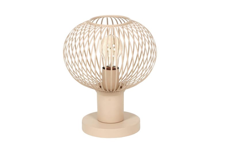 Bordlampe TRIO Gila 23 cm, Sand - 23 cm, Sand - Belysning - Innendørsbelysning & Lamper - Nattlampe - Nattlampe bord